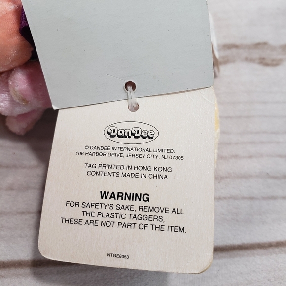 Vintage Dan Dee Patsy Duck Crushed Velvet Plush Stuffed Toy Mini 4 Inch 80s - Picture 7 of 10